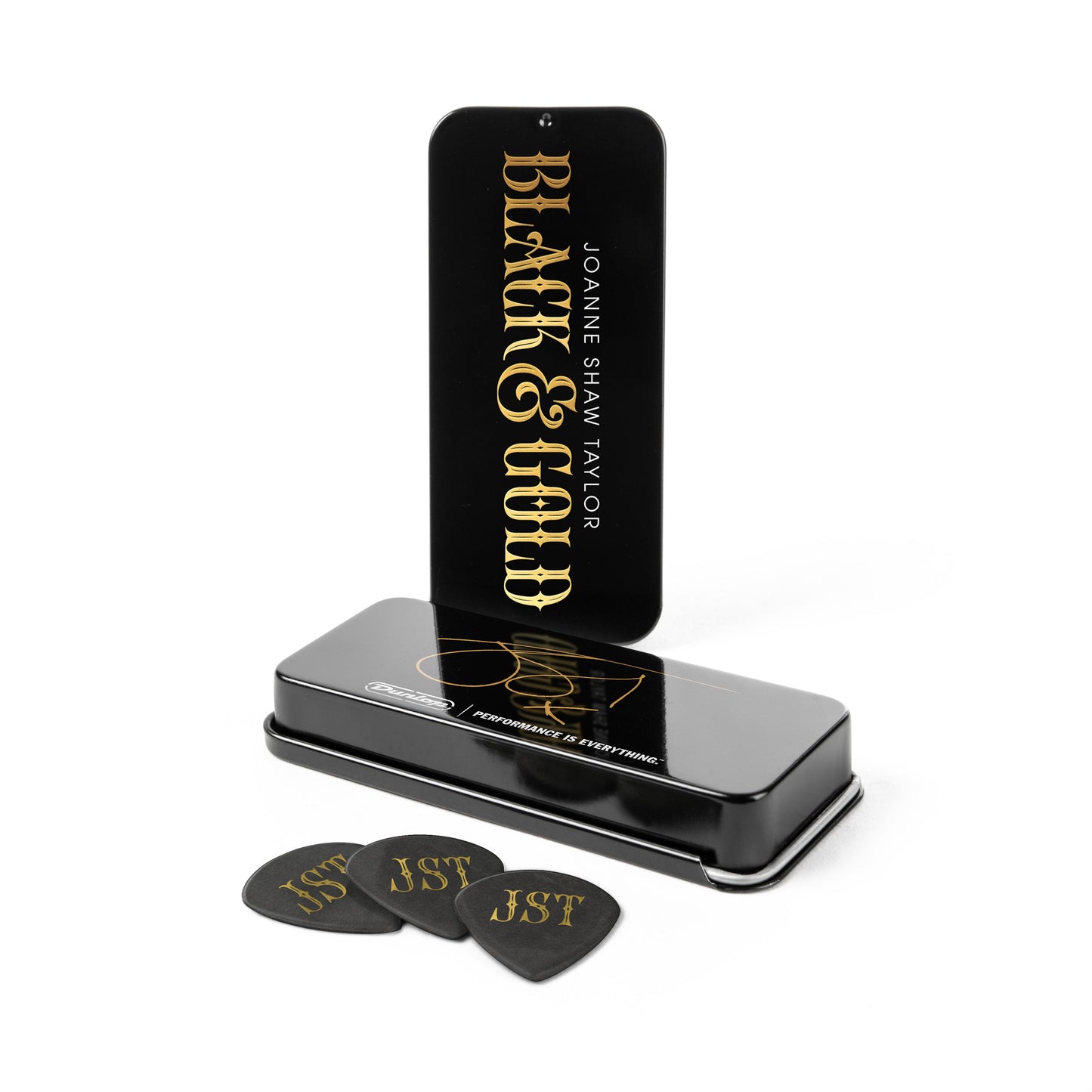 Black & Gold Pick Tin