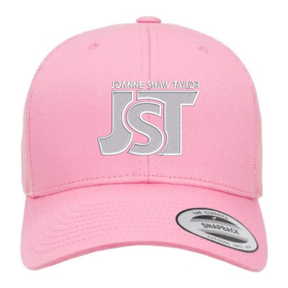 Joanne Shaw Taylor Logo Trucker Hat (Pink)