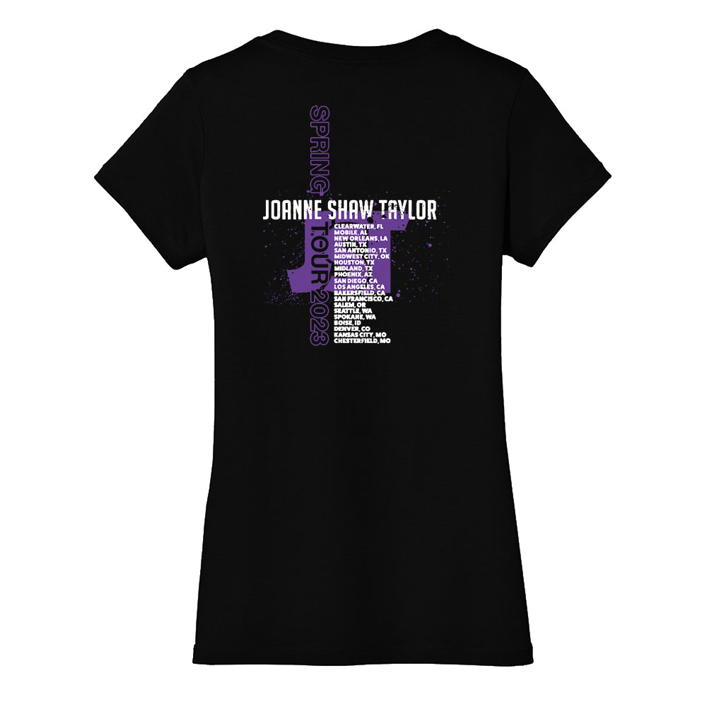 Joanne Shaw Taylor 2023 U.S. Spring Tour V-Neck (Women)