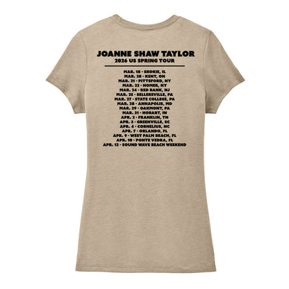 Joanne Shaw Taylor 2026 U.S. Spring Tour Tri-Blend T-Shirt (Women)