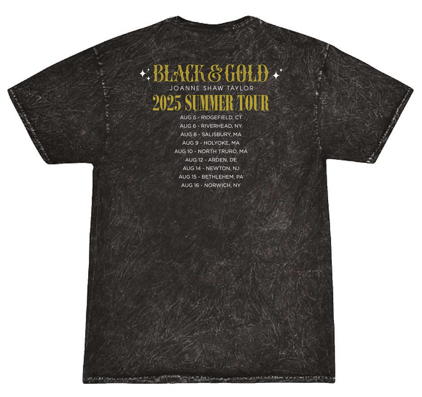 Joanne Shaw Taylor 2025 US Summer Tour Mineral Wash T-Shirt (Unisex)