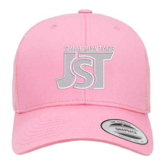 Joanne Shaw Taylor Logo Trucker Hat (Pink)