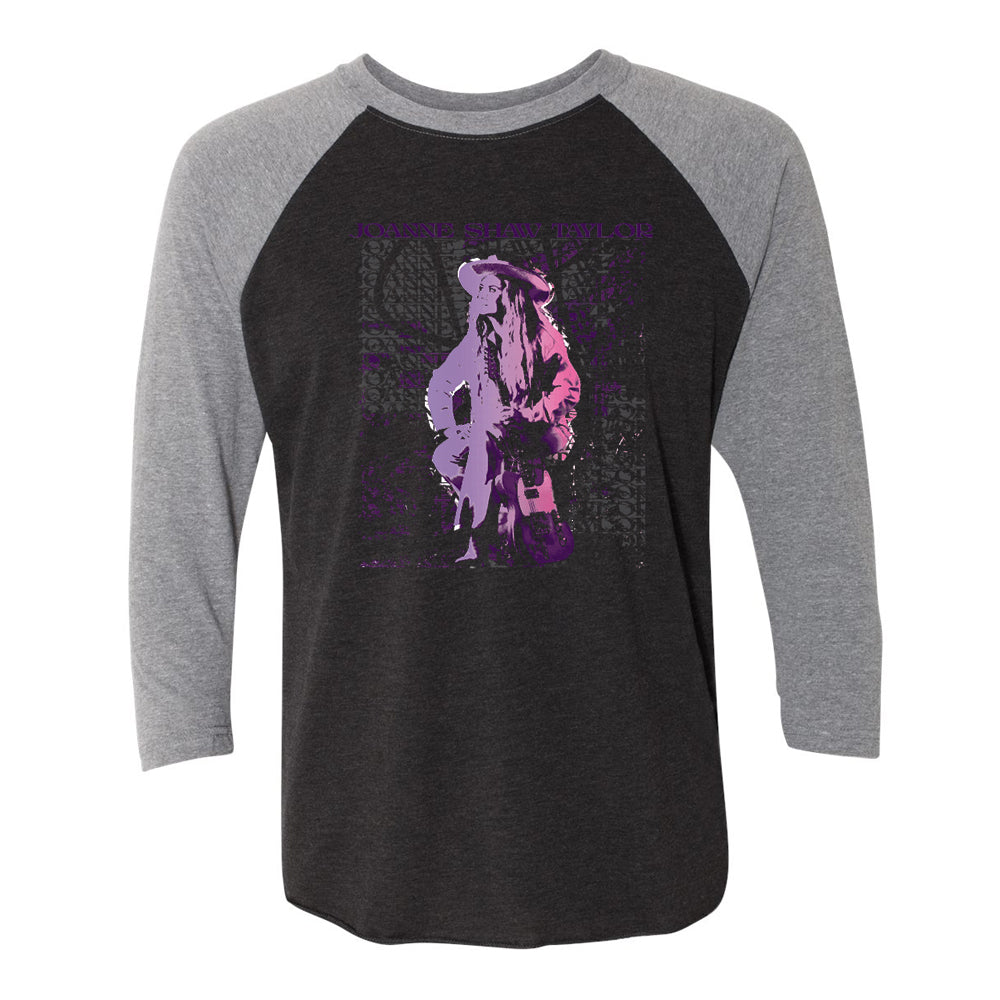 Joanne Shaw Taylor Portrait 3/4 Sleeve T-Shirt (Unisex)