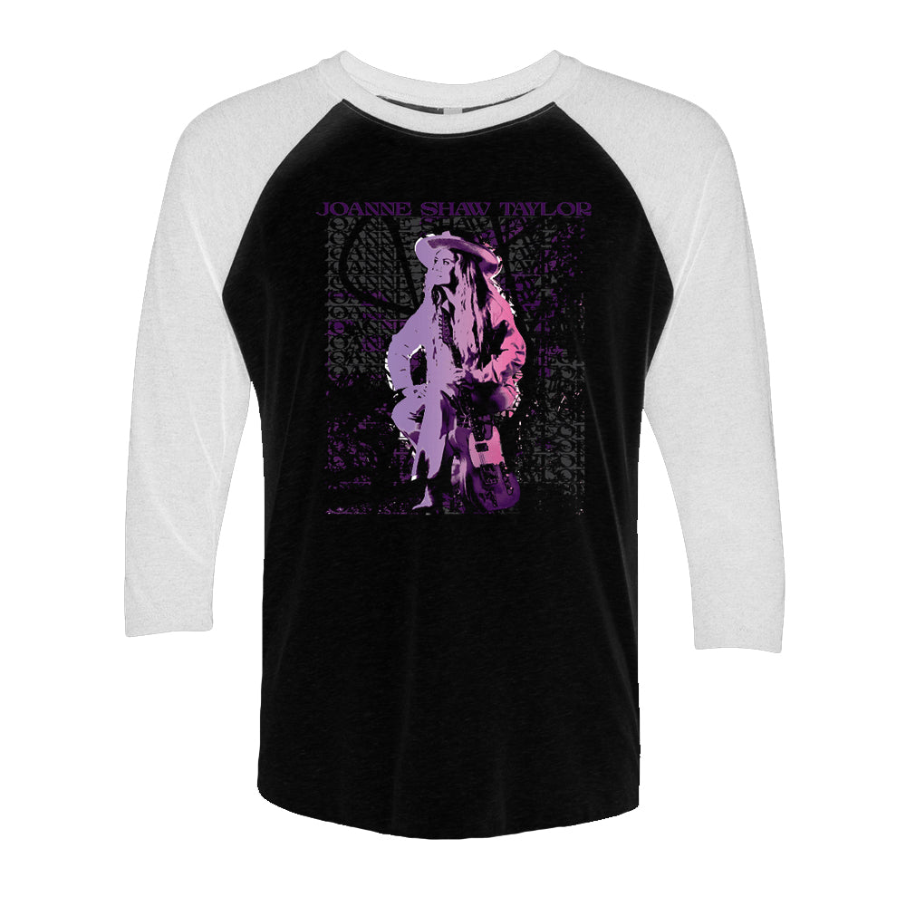 Joanne Shaw Taylor Portrait 3/4 Sleeve T-Shirt (Unisex)